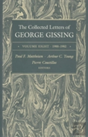 The Collected Letters Of George Gissing Volume 8
