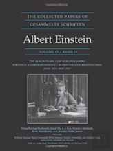 The Collected Papers Of Albert Einstein, Volume 15