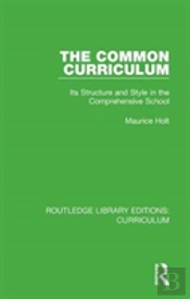 The Common Curriculum