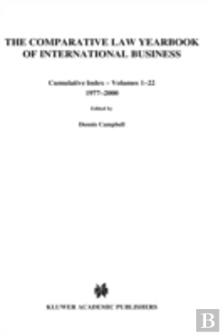 Bertrand.pt - The Comparative Law Yearbook Of International Business Cumulative Index Volumes 1-22, 1977-2000
