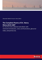 The Complete Poems Of Dr. Henry More,1614-1687