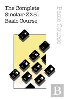 The Complete Sinclair Zx81 Basic Course
