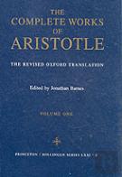 The Complete Works Of Aristotle, Volume One
