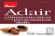 The Concise Adair On Communication And Presentation Skills