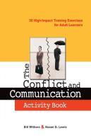 The Conflict And Communication Activity Book