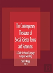 The Contemporary Thesaurus Of Social Science Terms And Synonyms