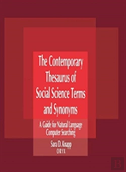 Bertrand.pt - The Contemporary Thesaurus Of Social Science Terms And Synonyms