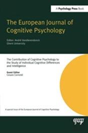 The Contribution Of Cognitive Psychology To The Study Of Individual Cognitive Differences And Intelligence