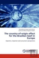 The Country-Of-Origin Effect For The Brazilian Beef In Europe