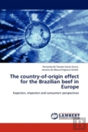 The Country-Of-Origin Effect For The Brazilian Beef In Europe