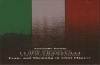 The Death Of Luigi Trastulli And Other Stories