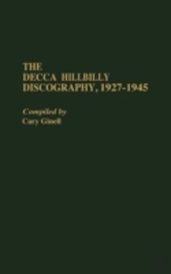 Bertrand.pt - The Decca Hillbilly Discography, 1927-1945