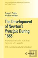 The Development Of Newton'S Principia During 1685