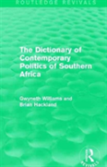 The Dictionary Of Contemporary Politics Of Southern Africa