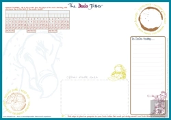 Bertrand.pt - The Dodo Jotter Pad - A3 Desk Sized Jotter-Scribble-Doodle-To-Do-List-Tear-Off-Notepad