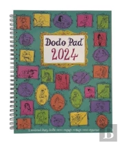 The Dodo Pad Original Desk Diary 2024 - Week To View, Calendar Year Diary