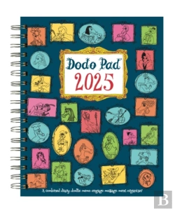 Bertrand.pt - The Dodo Pad Original Desk Diary 2025 Hardcover- Week To View, Calendar Year Diary