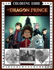 The Dragon Drince Lines Spirals Hearts Coloring Book