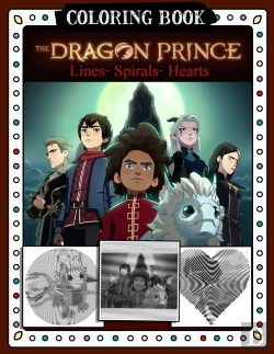 Bertrand.pt - The Dragon Drince Lines Spirals Hearts Coloring Book