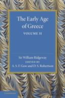 The Early Age Of Greece: Volume 2