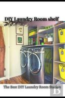 The Easiest Diy Laundry Room Shelf