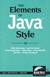 The Elements Of Javaâ„¢ Style
