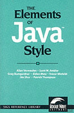 Bertrand.pt - The Elements Of Javaâ„¢ Style