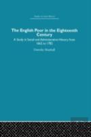 The English Poor In The Eighteenth Century