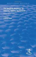 The English Register Of Oseney Abbey, By Oxford