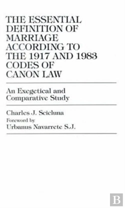 Bertrand.pt - The Essential Definition Of Marriage According To The 1917 And 1983 Codes Of Can