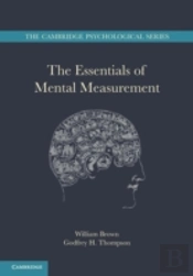The Essentials Of Mental Measurement