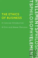 The Ethics Of Business