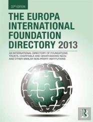 The Europa International Foundation Directory 2013