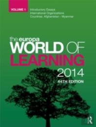 The Europa World Of Learning 2014