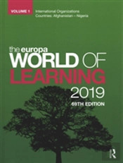 The Europa World Of Learning 2019