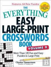 The Everything Easy Large-Print Crosswords Book, Volume 9