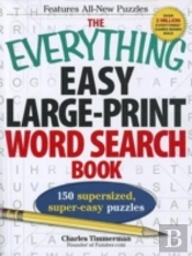 The Everything Easy Large-Print Word Search Book