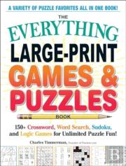 The Everything Large-Print Games & Puzzles Book
