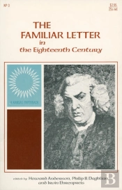The Familiar Letter In The Eighteenth Century