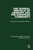 The Federal Republic Of Germany And The European Community (Rle: German Politics)