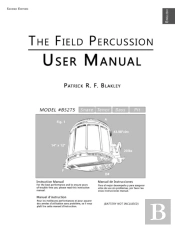 The Field Percussion User Manual