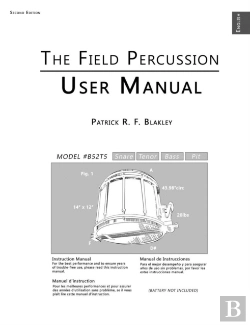 Bertrand.pt - The Field Percussion User Manual