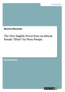 The First English Novel From An African Female