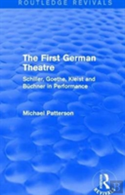 Bertrand.pt - The First German Theatre (Routledge Revivals)