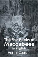 The Five Books Of Maccabees In English Hardcover