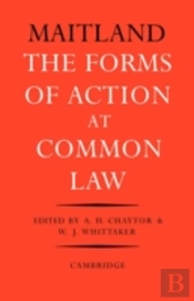 The Forms Of Action At Common Law
