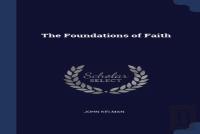 The Foundations Of Faith