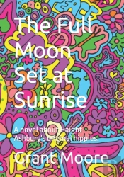 The Full Moon Set At Sunrise