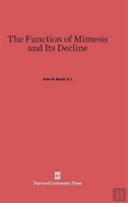 Bertrand.pt - The Function Of Mimesis And Its Decline