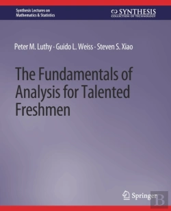 Bertrand.pt - The Fundamentals Of Analysis For Talented Freshmen